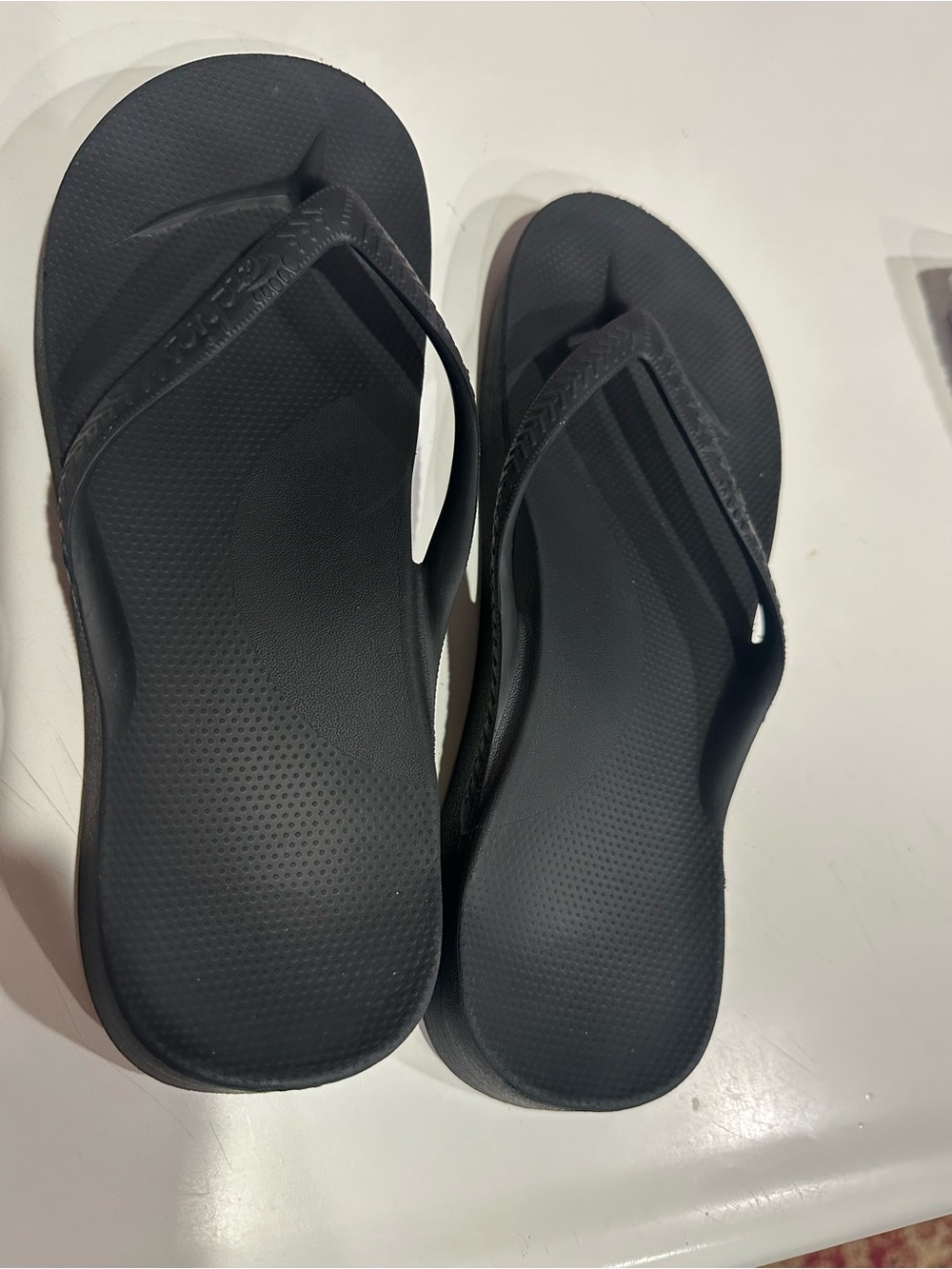 Archie’s Black Flip Flops - Picture 2 of 4